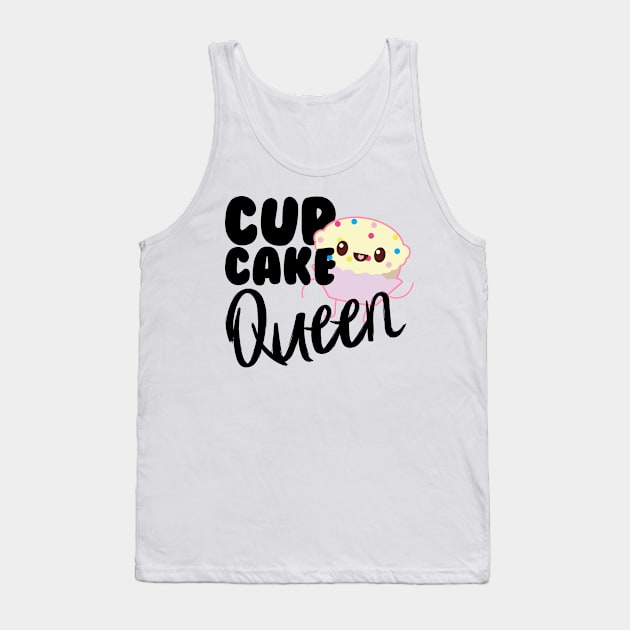 Cup Cake Queen Tank Top by SusurrationStudio